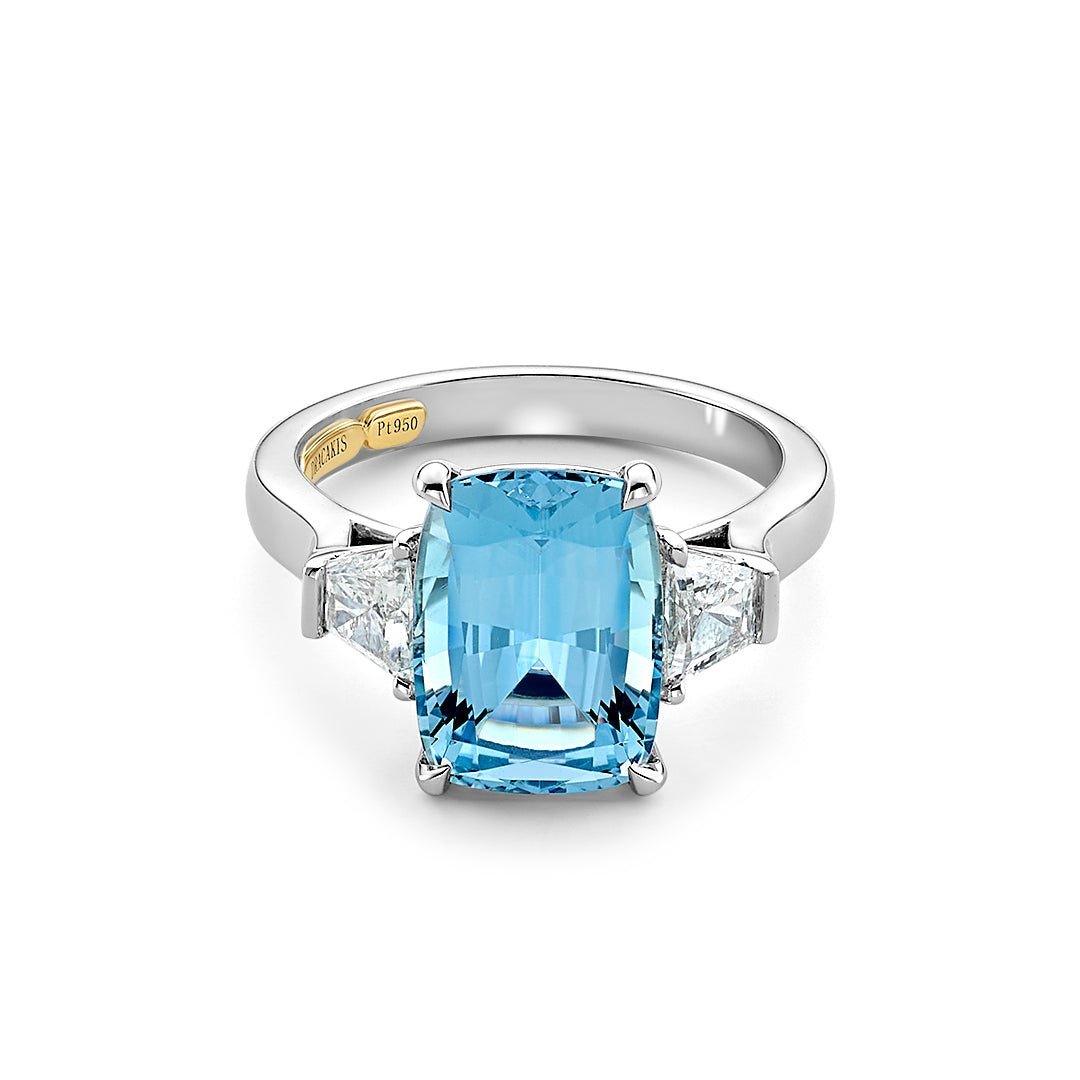 Aquamarine Engagement Rings - Dracakis Jewellers